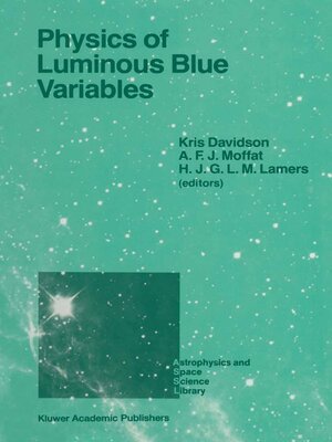 cover image of Physics of Luminous Blue Variables